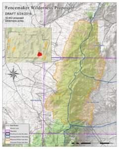 Fencemaker Wilderness Proposal  DRAFT,942 proposed wilderness acres