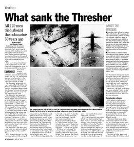 YourNavy  What sank the Thresher
