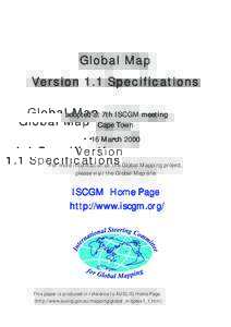 Global Map Version 1.1 Specifications