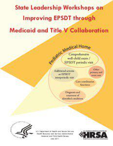 State Leadership Workshops on Improving EPSDT through Medicaid and Title V Collaboration