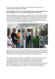 Gewerbeverein besuchte AXA Winterthur und das Ingenieurbüro Eugen Bienz AG Neubau an der Luzernerstrasse 1, Ebikon Rund 22 Mitglieder des Gewerbevereins Buchrain-Perlen besuchten kürzlich die neuen Büroräumlichkeiten