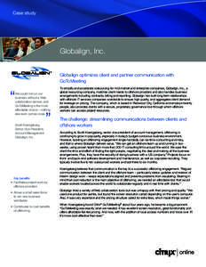 Case study  McKesson Pharmacy Systems Globalign, Inc.