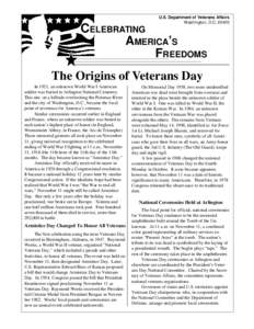 U.S. Department of Veterans Affairs Washington, D.C[removed]CELEBRATING AMERICA’S FREEDOMS
