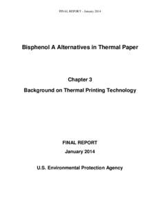 Bisphenol A Alternatives in Thermal Paper , Chapter 3