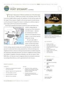 READINESS AND ENVIRONMENTAL PROTECTION INTEGRATION [REPI] PROGRAM PROJECT FACT SHEET U.S. ARMY : FORT STEWART : GEORGIA  T