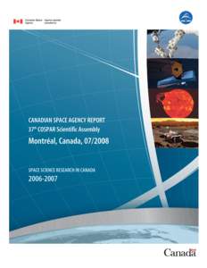 Microsoft Word - CSA COSPAR Report.doc