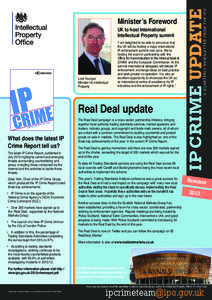 IP Crime Newsletter Summer 2013