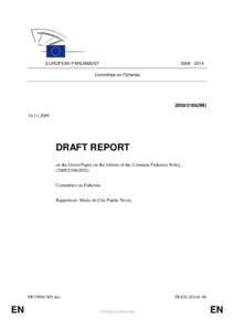 EUROPEAN PARLIAMENT Committee on FisheriesINI)