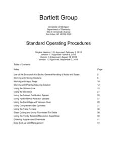 Microsoft Word - Bartlett Group SOPs 2014.docx