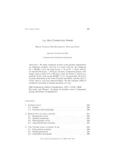 325  Documenta Math. J1 (p) Has Connected Fibers Brian Conrad, Bas Edixhoven, William Stein