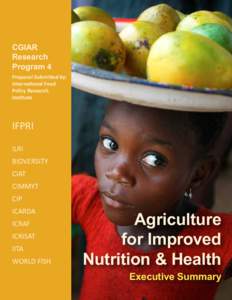 CGIAR Research Program 4 Proposal Submitted by: International Food Policy Research