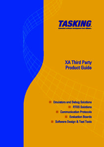 XA 3rdParty Product Guide.qxd