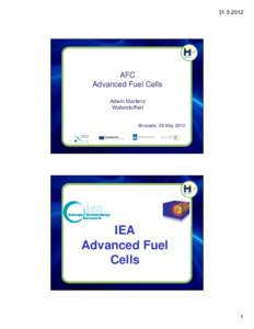 AFC Advanced Fuel Cells Adwin Martens WaterstofNet