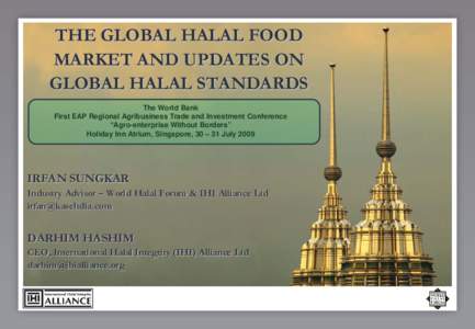 HALAL FOOD PRODUCTS: MARKET POTENTIALS IN THE MIDDLE-EAST AND EUROPEAN COUNTRIES