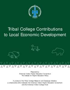 Tribal College Contributions to Local Economic Development Prepared by: American Indian Higher Education Consortium The Institute for Higher Education Policy