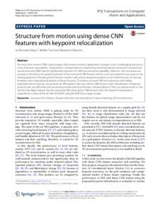 Structure-from-Motion using Dense CNN Features with Keypoint Relocalization