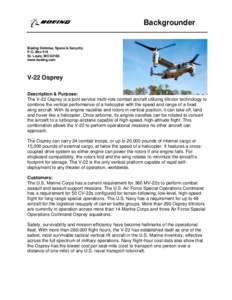 Tiltrotor aircraft / Bell Boeing V-22 Osprey / Tiltrotor / Helicopter / VTOL / Takeoff / Accidents and incidents involving the V-22 Osprey / Powered lift