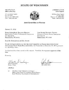 Joint Committee on Finance Approval Letter