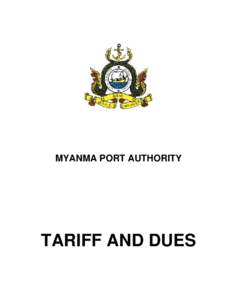Microsoft Word - Tariff & Dues _cover & content_.doc