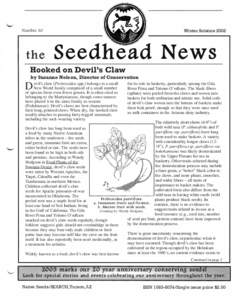Seedhead News - No. 80, Winter Solstice 2002