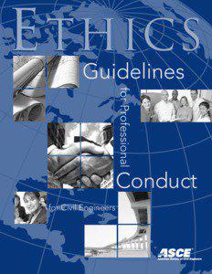 E thics Guidelines for Professional
