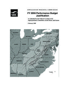 ARC 2006 Performance Budget Justification Report