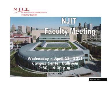 Microsoft PowerPoint - FC Report - NJIT Faculty Meeting - April[removed]