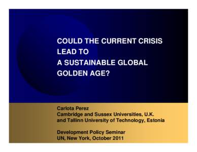 Microsoft PowerPoint - Carlota UN talk Oct 2011 v1(2).ppt