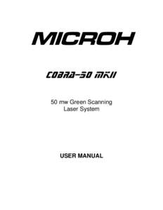 MICROH – 3 Watt DMX operation