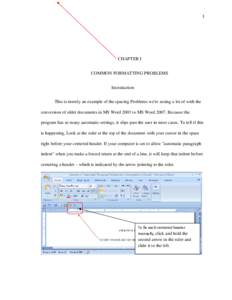 Microsoft Word - Sample of Automatic Paragraph Indent.