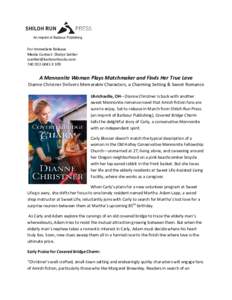 w An Imprint of Barbour Publishing For Immediate Release Media Contact: Shalyn Sattler 