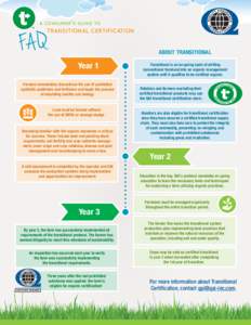 A CONSUMER’S GUIDE TO  FAQ TRANSITIONAL CERTIFICATION