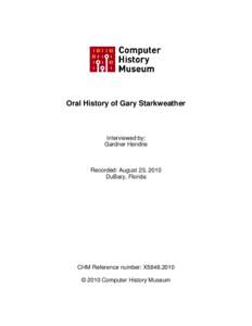 Microsoft Word - Starkweather_Gary_1 oral_historyjs ds ln jd