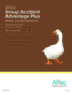 Aflac Group Accident Advantage Plus INSURANCE – 24-HOUR WITH WELLNESS PLAN  Home or on the road —