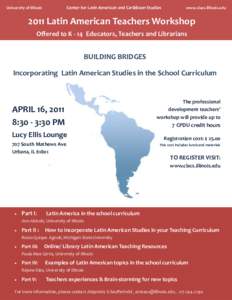Center for Latin American and Caribbean Studies  University of Illinois www.clacs.illinois.edu