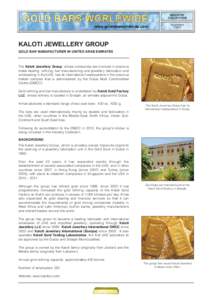 Persian Gulf / Precious metals / Dubai Multi Commodities Centre / Sharjah / Dubai / Jewellery / Gold bar / Gold