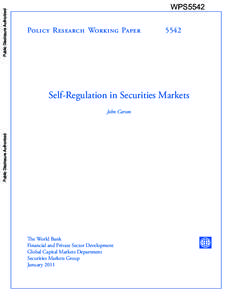 Microsoft Word - Self-Regulation in Securities Markets Janfinal.docx