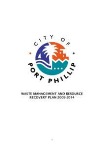 WASTE MANAGEMENT AND RESOURCE RECOVERY PLAN  TABLE OF CONTENTS