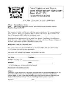 Microsoft Word - Whitehorse Rapids May tournament reg form.doc