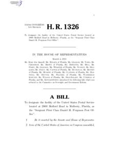 I  114TH CONGRESS 1ST SESSION  H. R. 1326