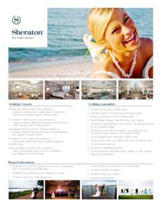 Panama City Beach, Florida | sheratonbaypoint.com | Private Bay Beach (500 max capacity) ~ Spacious white sand private beach, lined with palms and overlooking St. Andrews Bay.