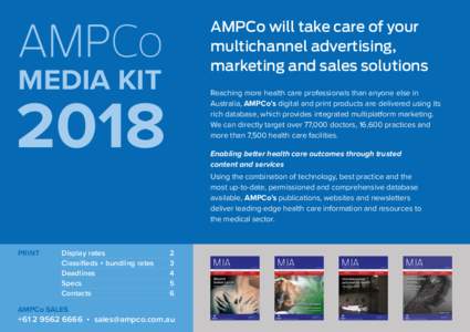 AMPCo  AMPCo will take care of your multichannel advertising, marketing and sales solutions
