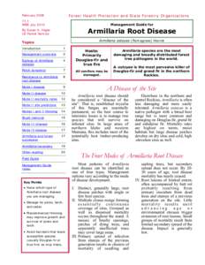 Management Guide for Armillaria Root Disease