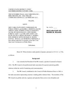 Microsoft Wordv9-PR CouncilJCOPE Litigation -- Declaration of Renee Wilson.doc
