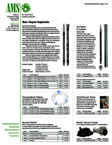 Technical Data Sheet • page 1 of 2  AMS, Inc. 105 Harrison Street American Falls, Idaho 83211