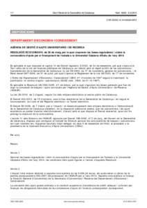 1/7  Diari Oficial de la Generalitat de Catalunya Núm[removed] CVE-DOGC-A[removed]