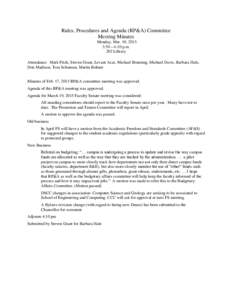 Parliamentary procedure / Motion / Adjournment / Meeting / Massachusetts Institute of Technology