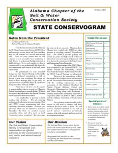 Alabama Chapter of the Soil & Water Conservation Society October 2002