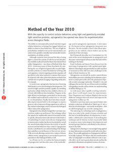 editorial  Method of the Year 2010