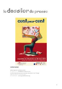 contact presse pierre laporte communicationla Cité internationale de la bande dessinée et de l’image direction de la communication 